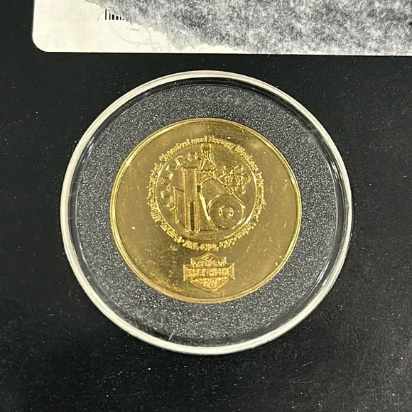 Harley-Davidson 100th Anniversary Vintage Limited Edition Pin and Coin Set